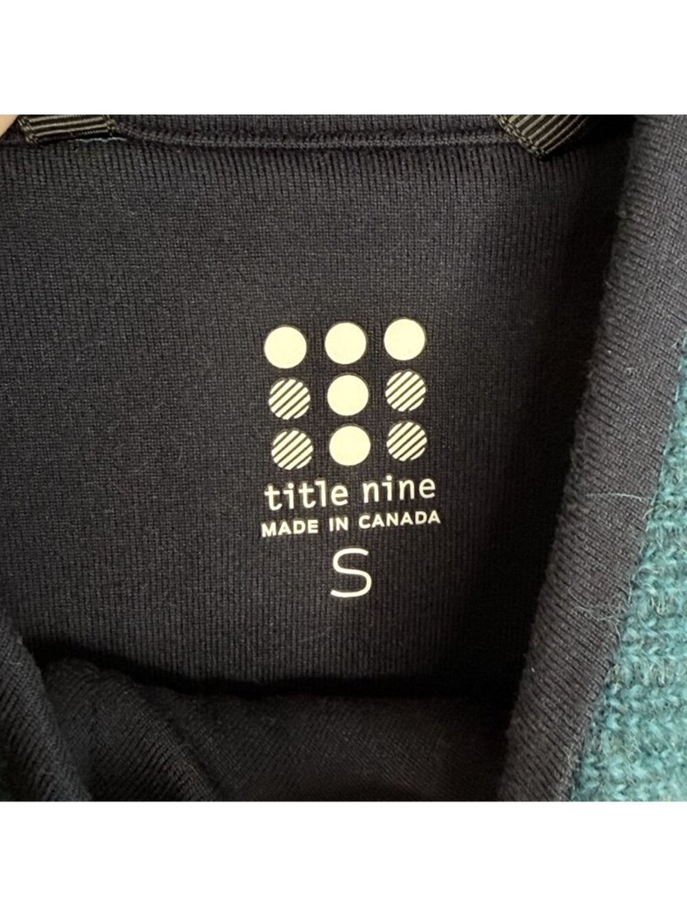 Title Nine Swacket Tunic Blue Jade Heather, S - Picture 7 of 12